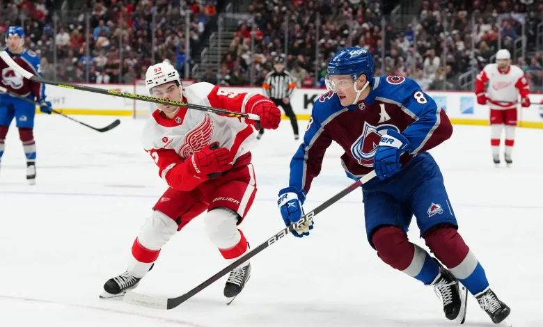 Red Wings Aim To Halt Three-Game Skid in Tough Road Test vs. Avalanche