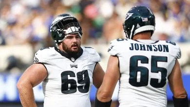 Reports: Eagles' Lane Johnson, Landon Dickerson both could retire this offseason