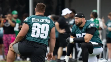 Reports: Eagles starting RT Lane Johnson and LG Landon Dickerson will return for 2026 season
