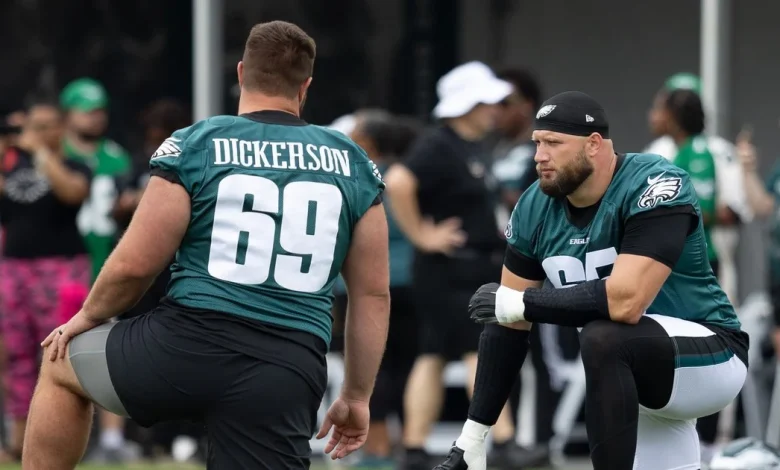 Reports: Eagles starting RT Lane Johnson and LG Landon Dickerson will return for 2026 season