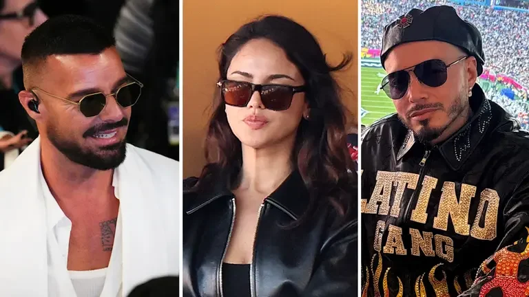 Ricky Martin, Eiza González y otros famosos que no se perdieron el Super Bowl 2026