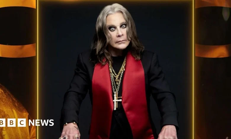 Robbie Williams leads supergroup in Brits tribute to Ozzy