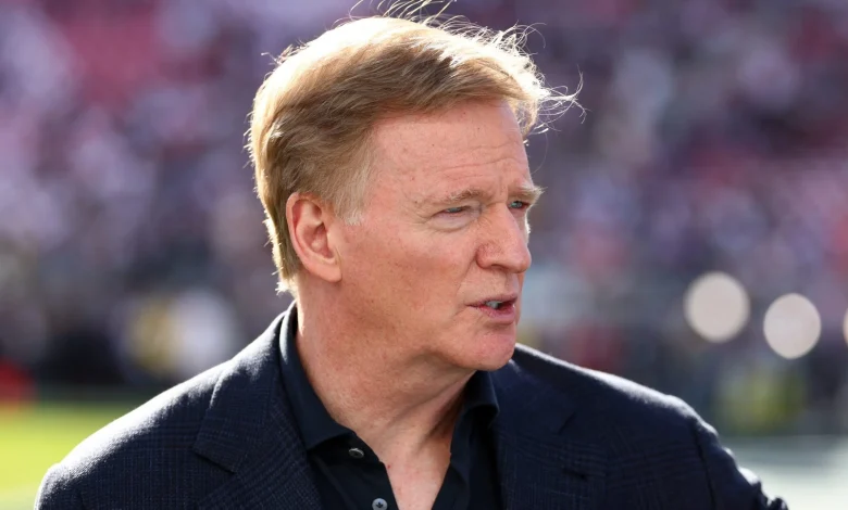 Roger Goodell’s Super Bowl box jam packed with media executives