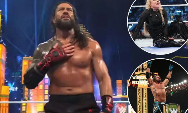 Roman Reigns, Liv Morgan win