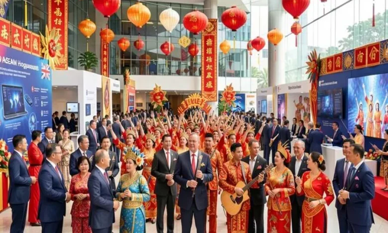 Russia, United Kingdom, and Australia Join Forces to Celebrate the Unbreakable Bond with China and ASEAN in a Spectacular Spring Festival Extravaganza