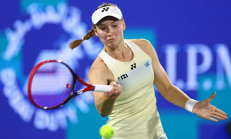 Rybakina aces opening test in Dubai, ousts Birrell in one hour