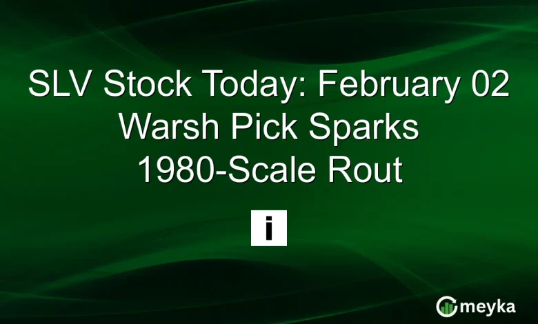 SLV Stock Today: February 02 Warsh Pick Sparks 1980-Scale Rout