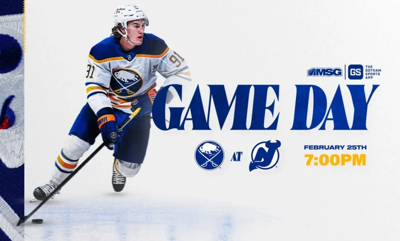 Sabres at Devils | How to watch, lineup notes, and storylines