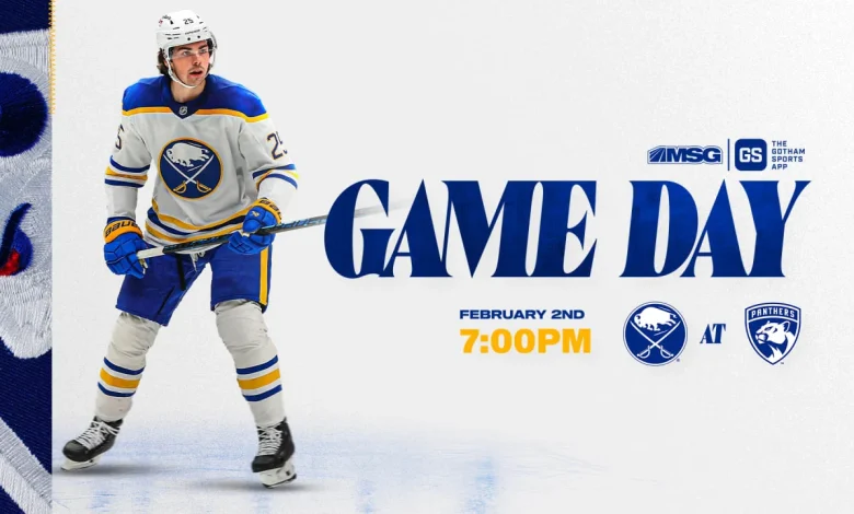 Sabres at Panthers | How to watch, lineup notes, and storylines