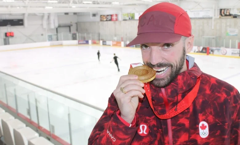 Sainte-Julie : Charles Hamelin n’est jamais bien loin du patin