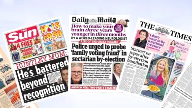 Saturday's newspaper front pages | UK News