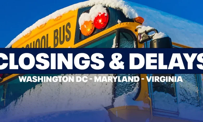 School closings, delays in DC, Maryland, Virginia for Monday, February 2