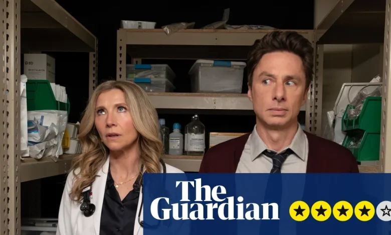 Scrubs review – daft gags and volcanic fury bring the medical sitcom back from the dead