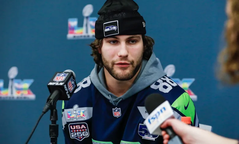 Seahawks’ A.J. Barner looking to soon be talked about as one of NFL’s best tight ends