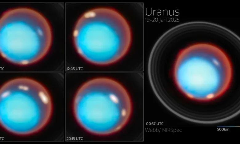 See the rosy glow of Uranus in its full 3D glory