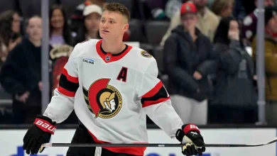 Senators' Tim Stutzle game-time decision vs. Red Wings with illness