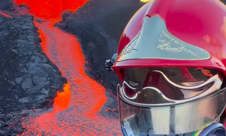 Ses vidéos près de l’éruption du Piton de la Fournaise font le tour du monde : « Je suis totalement équipé »