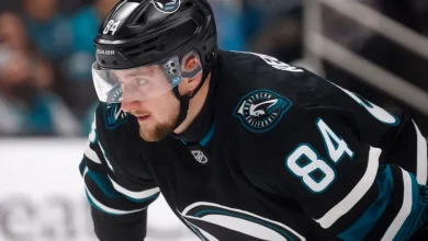 Sharks forward partied after winning historic Olympic medal. Is another celebration in store?