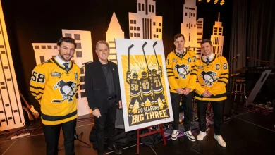 Sidney Crosby, Evgeni Malkin and Kris Letang team up with Burton Morris and the Penguins Foundation for Charity