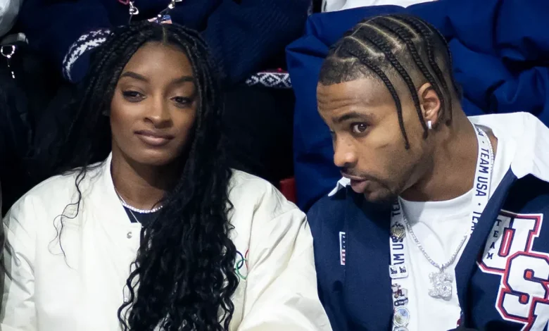 Simone Biles' NFL husband says he was nearly robbed while in Italy for Winter Olympics