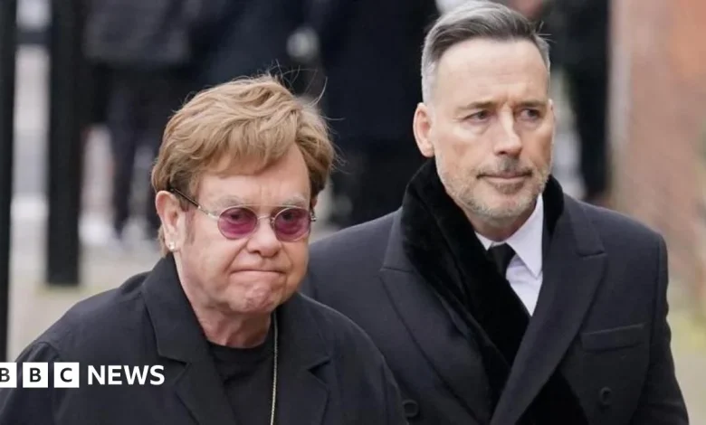 Sir Elton calls press intrusion into his baby son 'truly sickening'