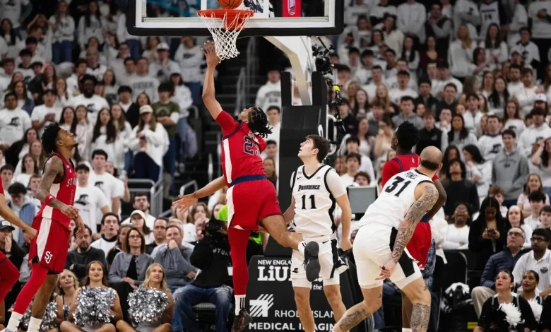 Six ejected in PC-St. John's game after foul on ex-Friars star Bryce Hopkins