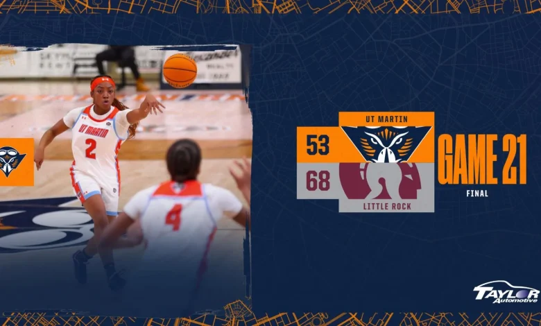 Skyhawks Fall To Little Rock Tuesday at Home