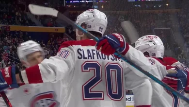 Slafkovský strikes first with PPG