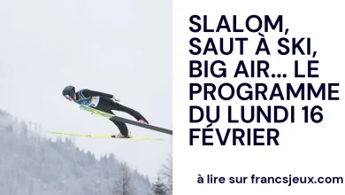 Slalom, ski jumping, big air... The program for Monday, February 16th