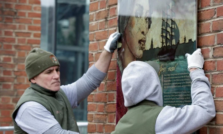 Slavery exhibit returns to Philadelphia's Independence Mall after Trump administration ordered its removal