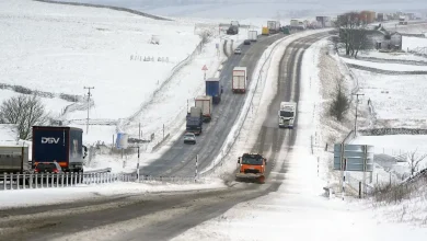 Snow and ice warning in force as flooding expected in more than 70 areas