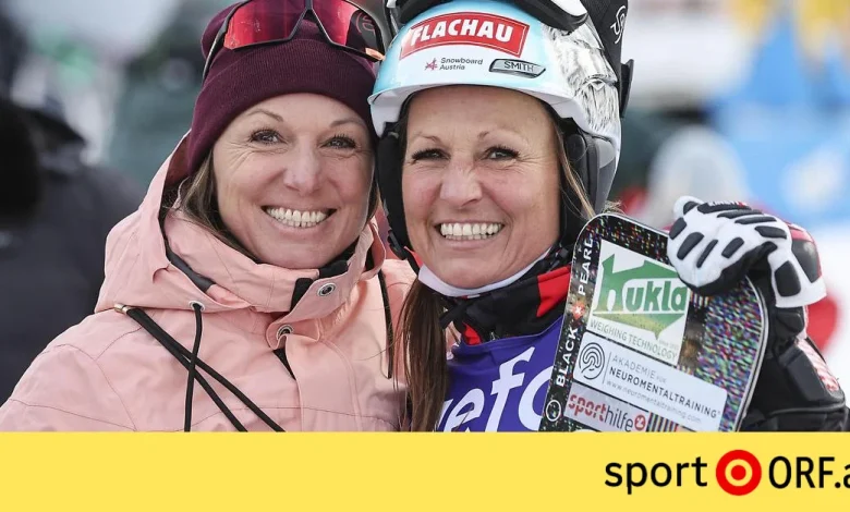 So tickt die älteste Snowboarderin