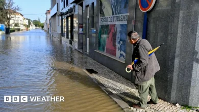 Spain and Portugal reel from the impact of Storm Leonardo