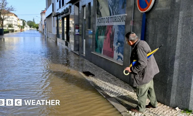 Spain and Portugal reel from the impact of Storm Leonardo