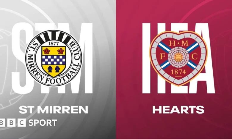St Mirren vs Hearts: Scottish Premiership radio commentary & live text coverage