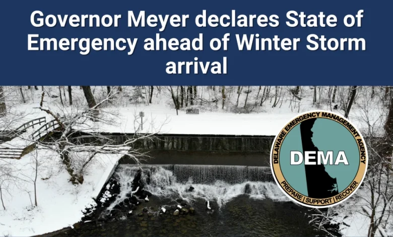 State of Emergency Declaration National Guard Activated for Winter Storm Response