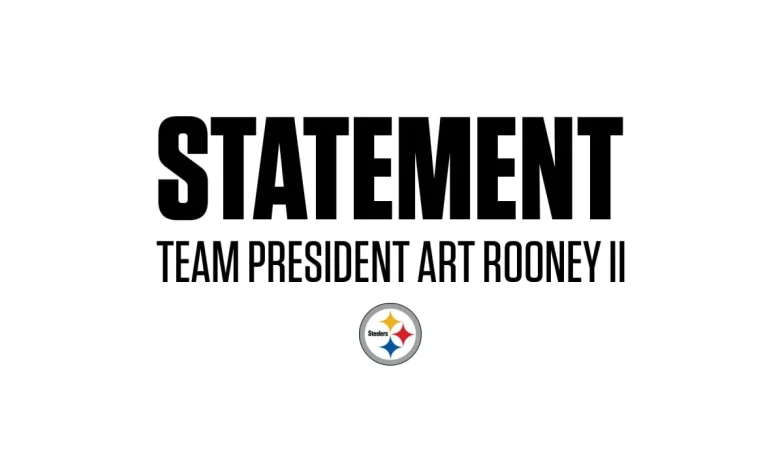 Statement from Steelers President Art Rooney II