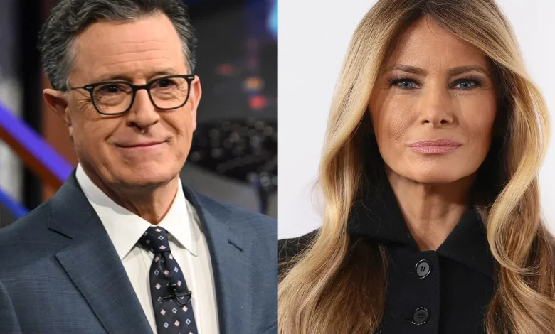 Stephen Colbert, Jimmy Kimmel Skewer 'Melania' Box-Office Numbers