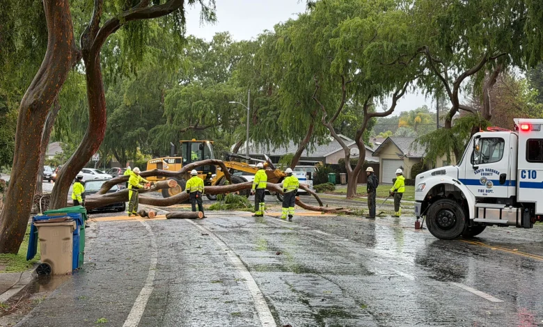 Strong Winds, More Rain Expected Overnight for Santa Barbara County