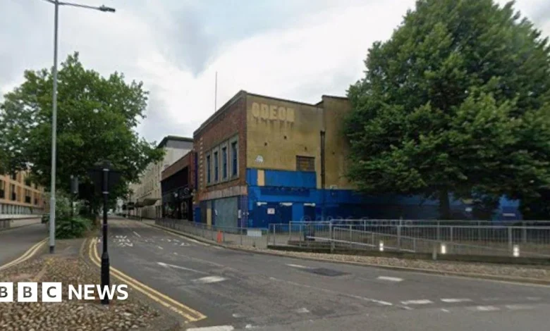 Students evacauted after fire at derelict cinema