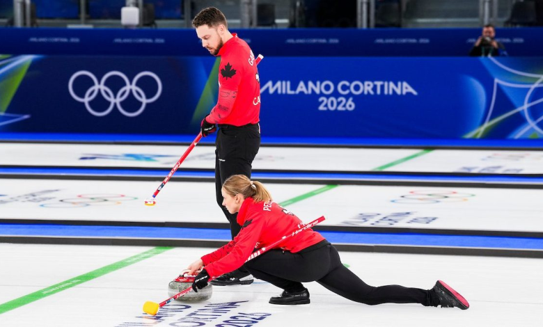Successful opening draw for Team Canada in mixed doubles curling at Milano Cortina 2026