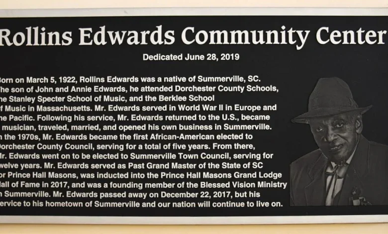 Summerville honors legacy of Rollins Edwards