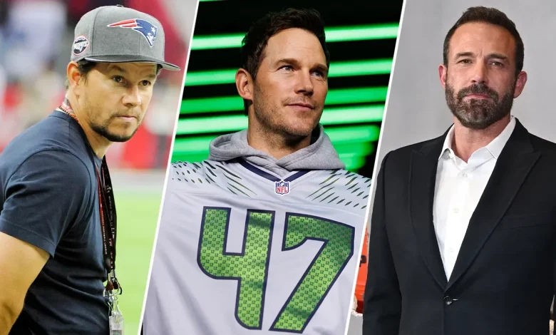 Super Bowl 2026 has Hollywood split as A-listers Chris Pratt, Mark Wahlberg and Ben Affleck pick sides