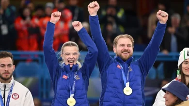 Swedish siblings win gold in Olympics mixed doubles curling