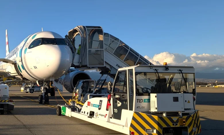 Swissport completes Geneva Airport’s first fully electric aircraft turnaround