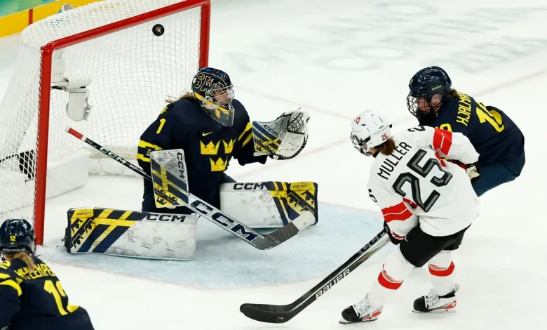 Switzerland beats Sweden to win women’s Olympic bronze medal
