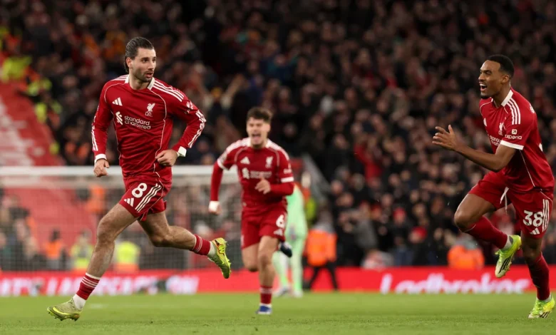 Szoboszlai Dominik hatalmas szabadrúgásgóljával szerzett vezetést a City ellen a Liverpool