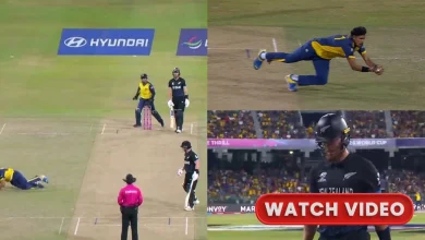 T20 World Cup 2026 [WATCH]: Maheesh Theekshana redeems earlier lapse with a breathtaking catch to remove Finn Allen during SL vs NZ Super 8 clash
