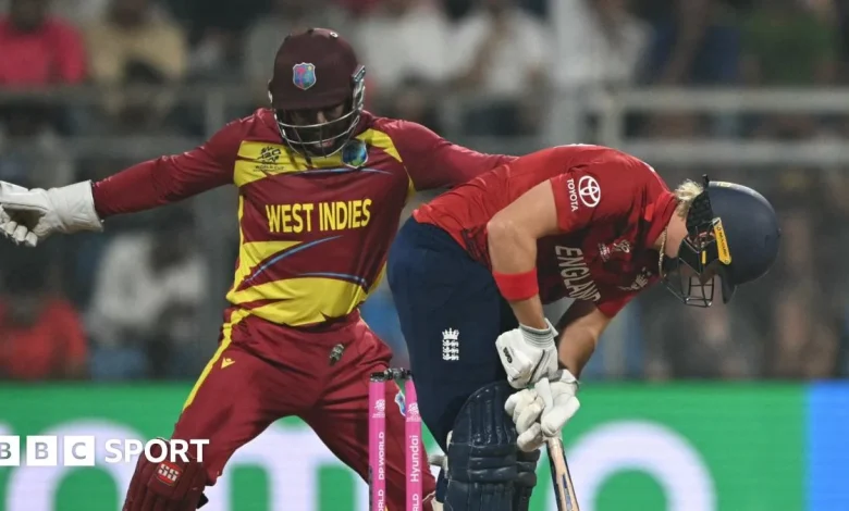 T20 World Cup: England lose by 30 runs to West Indies in Mumbai