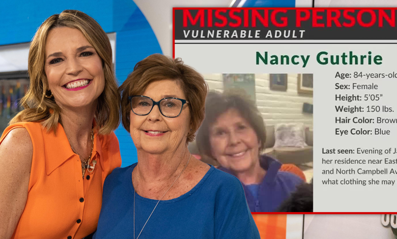 'TODAY' Anchor Savannah Guthrie’s Mom Missing